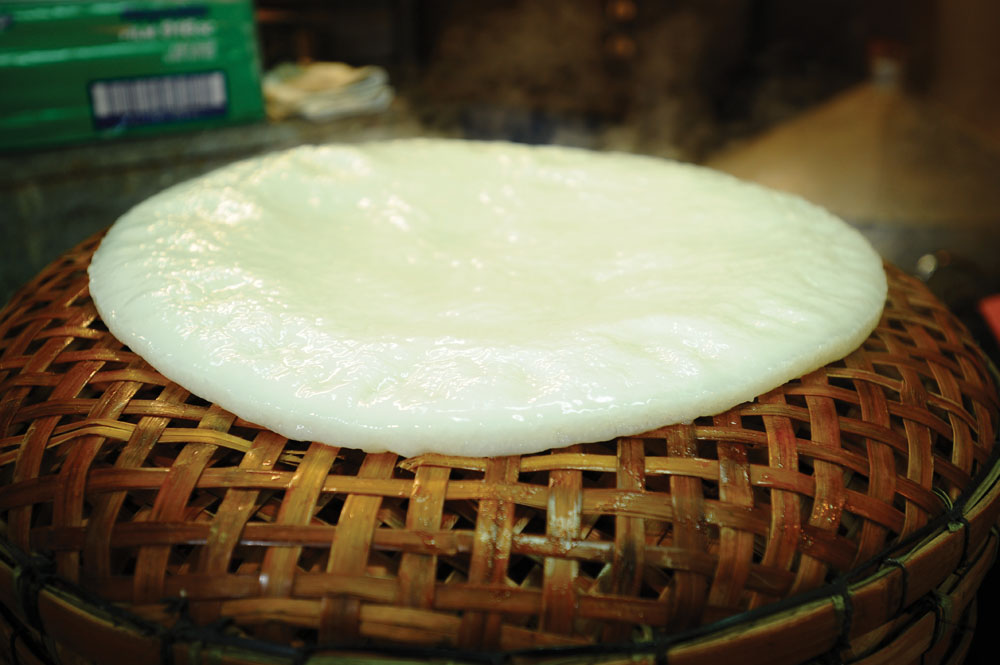 用鮮磨米漿製成的白糖糕，富米香，爽口彈牙。