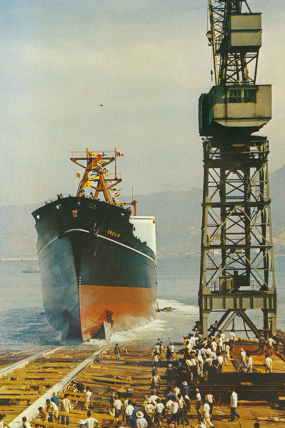 1961年，「桂林號」於太古船。